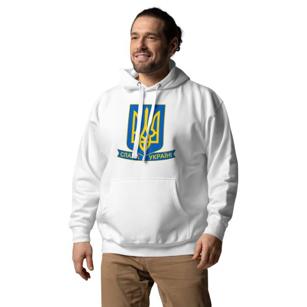 "Slava Ukraini" with Tryzub Hoodie - Image 4